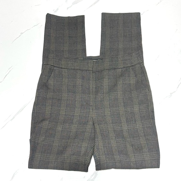 Zara Women’s Brown Gray High Rise Skinny Career Work Pants Size 2 - Picture 6 of 14